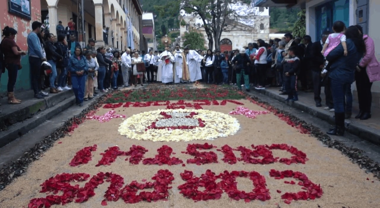 Corpus Christi celebration in Choachí, Cundinamarca, Colombia