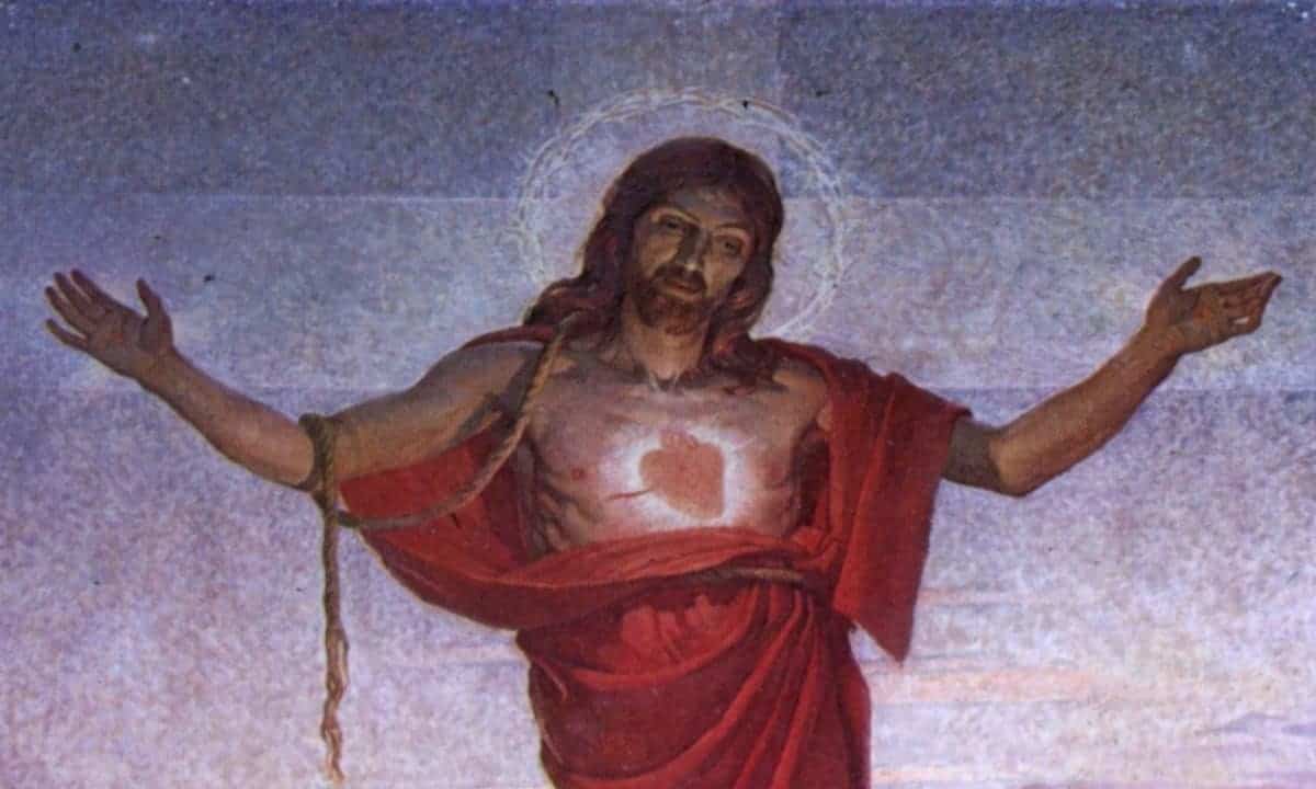 Representation of the Sacred Heart of Jesus