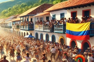 Representación del Día de la Diversidad y Étnica Cultural