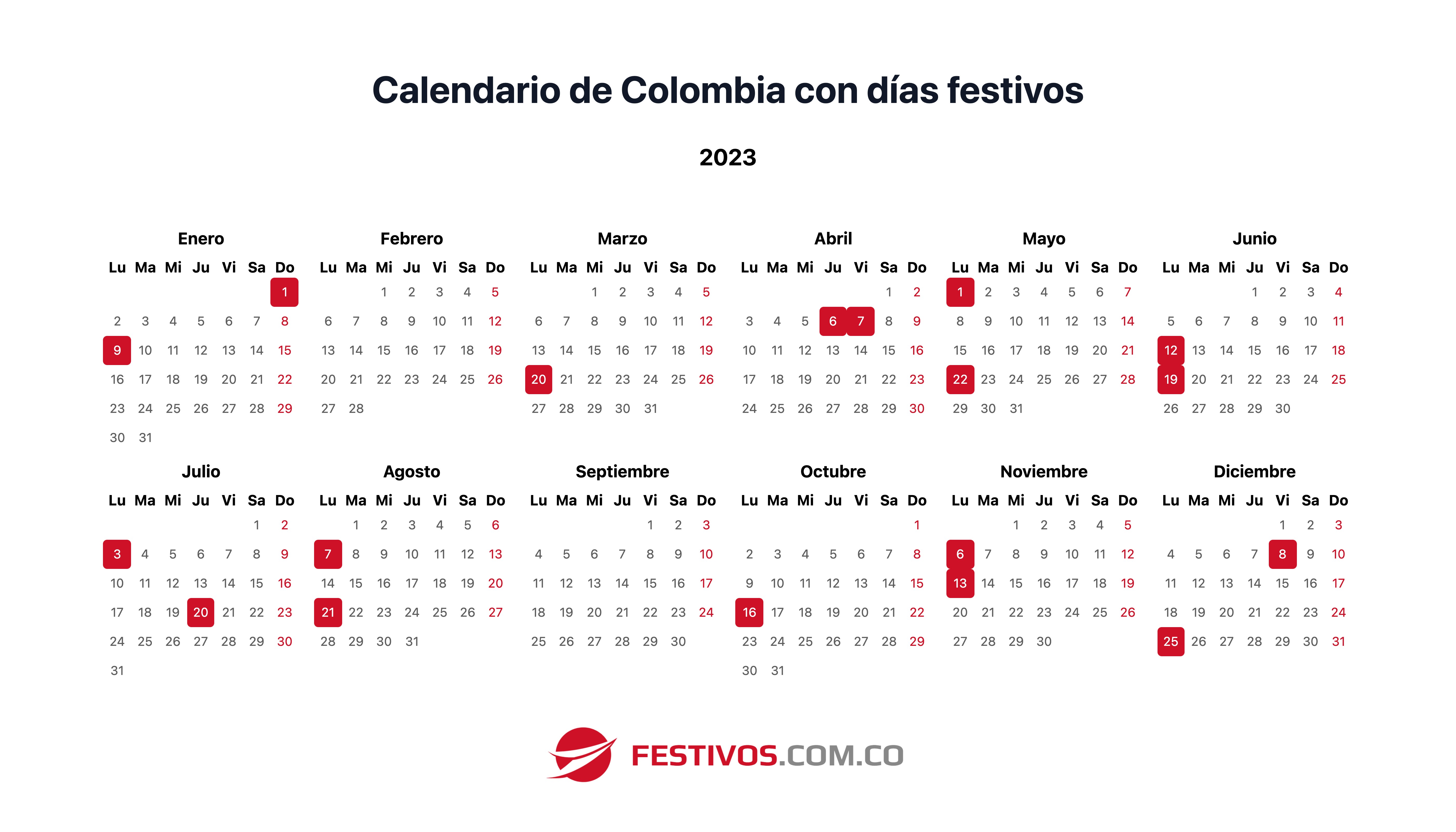 Calendario Mexicano 2023 Con Festivos Colombianos Imagesee Vrogue