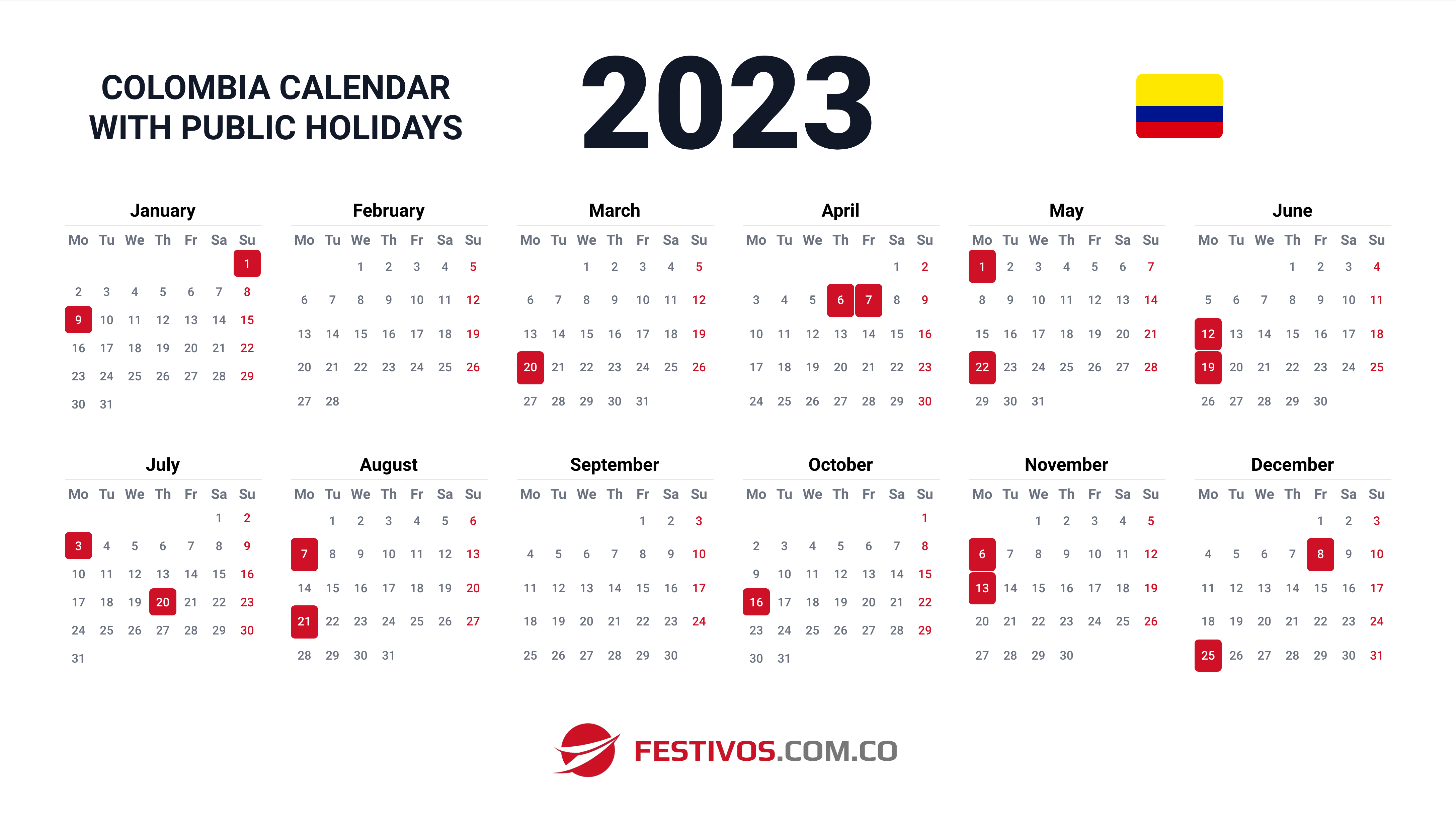 Calendario b colombia 2023 2
